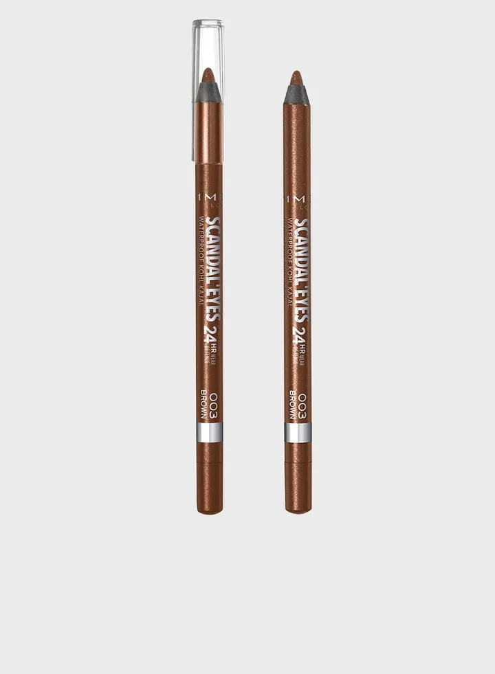 Rimmel Scandaleyes Waterproof Kohl Kajal Liner – 003 – Brown, 1.3g