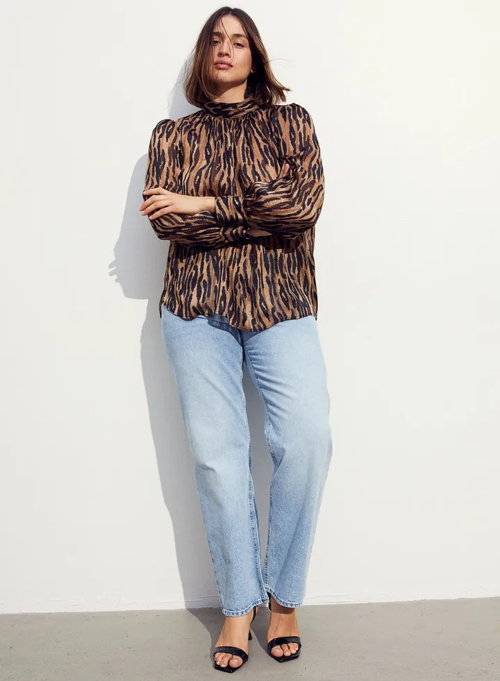 Printed Button Down Shirt