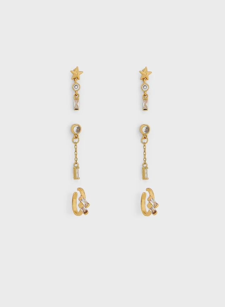 Ashperger Earrings Set