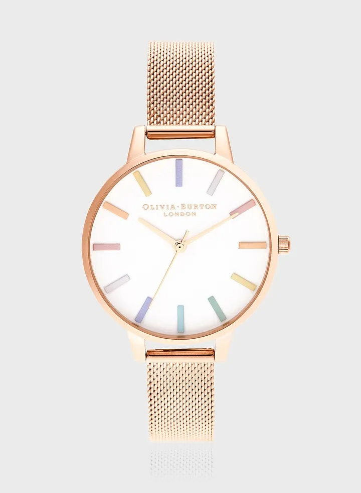 OB16RB24 Rainbow Analog Watch