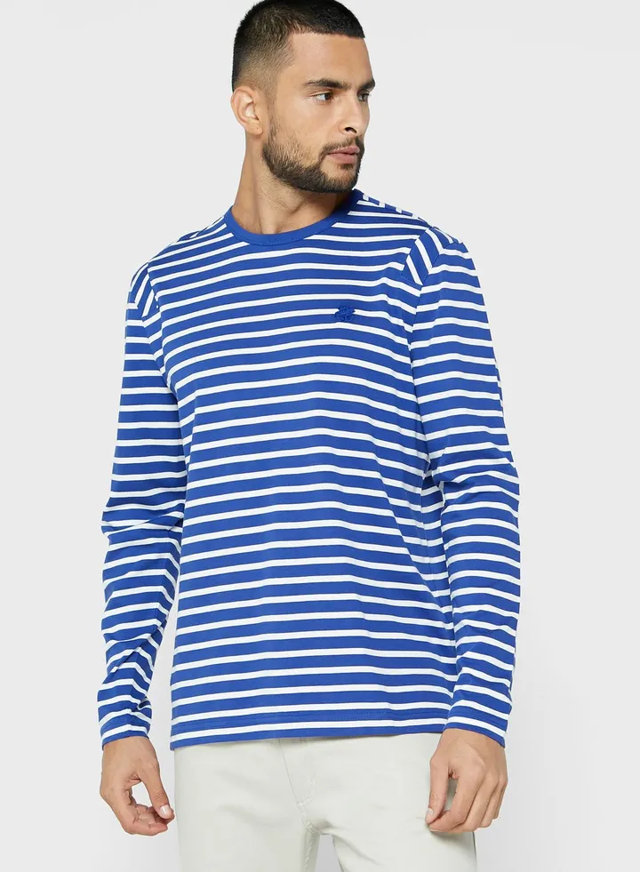 Striped Crew Neck T-Shirt