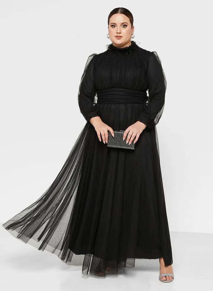Ruched Detail Dress