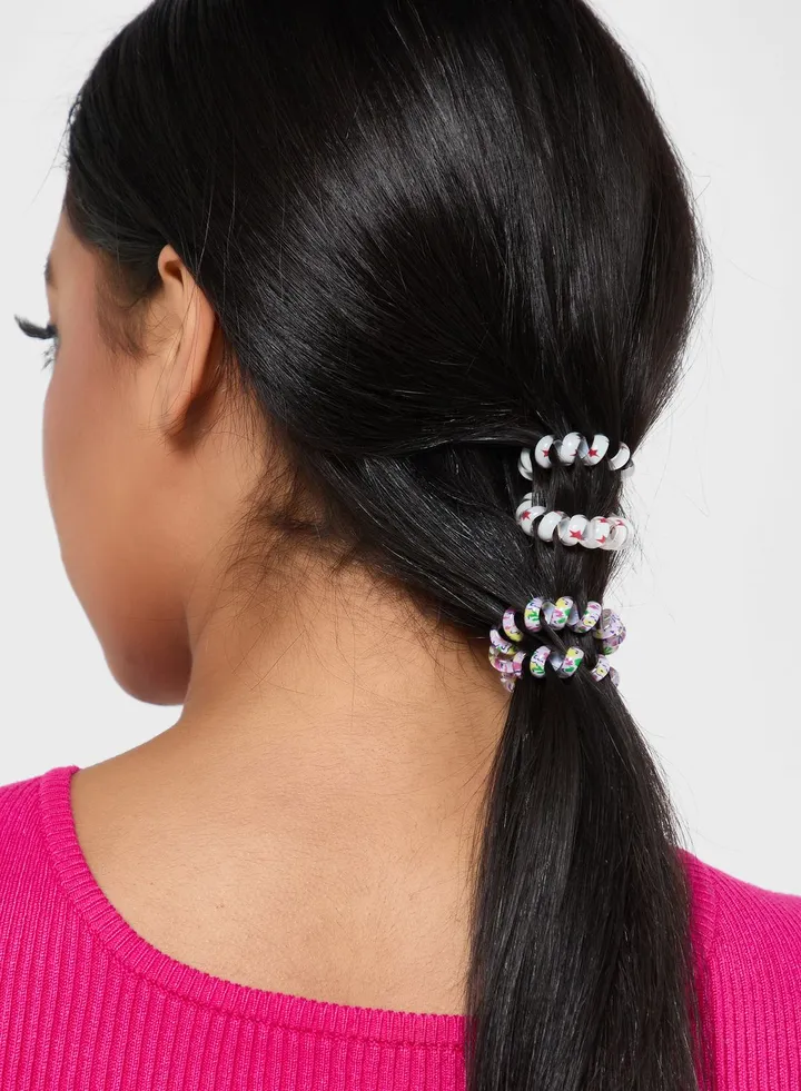 6 Pack Mix Scrunchie Hair Tie