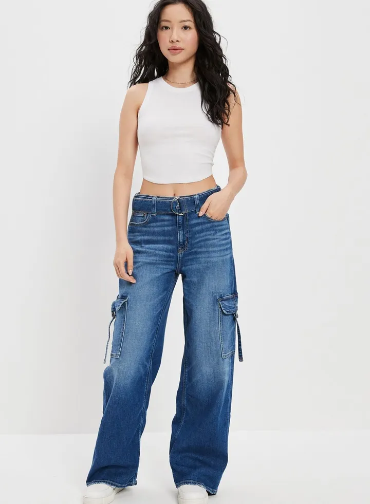 High Waist Ripped Jeans