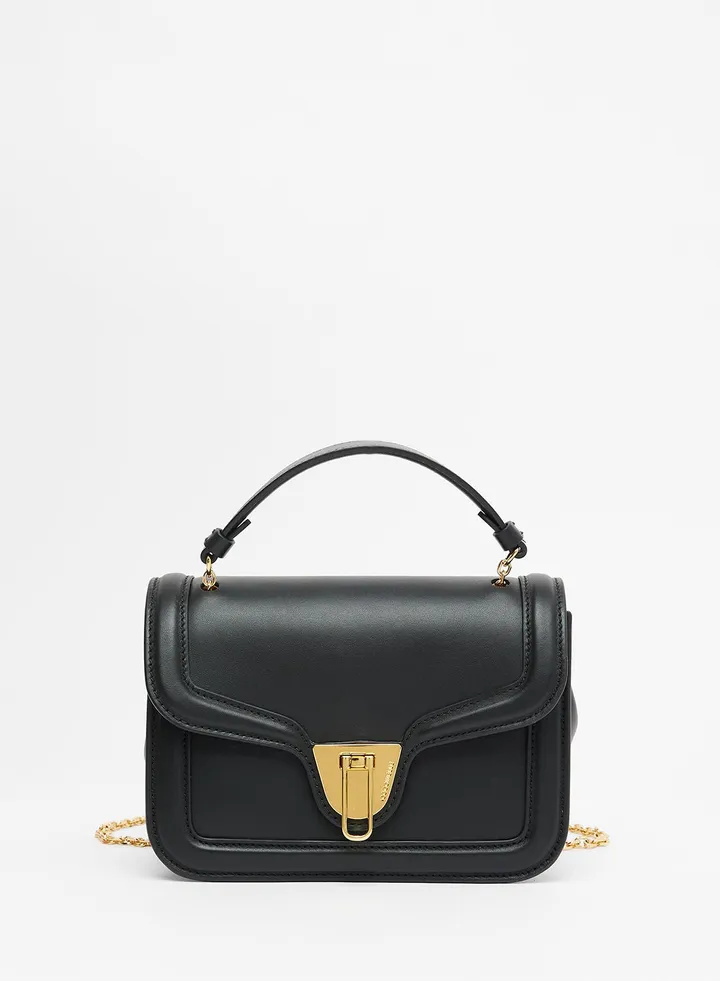 Marvin Twist Small Leather Crossbody Bag