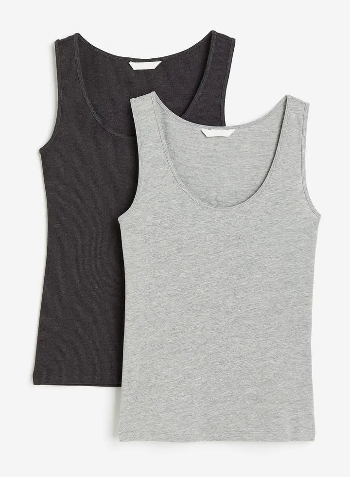 2 Pack Ribbed Tank Top
