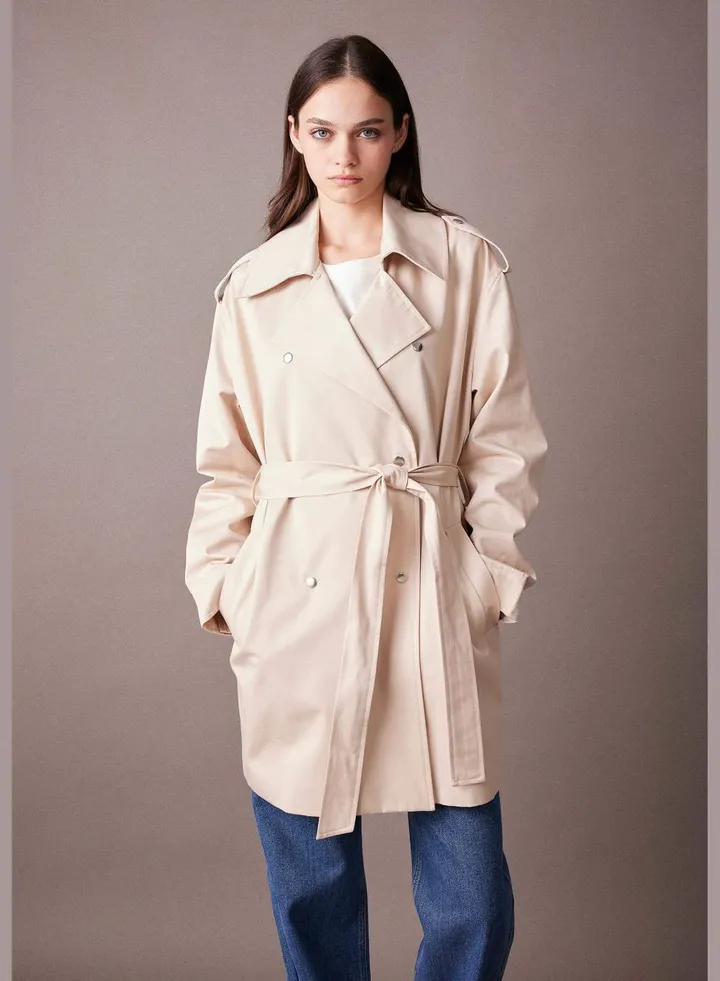 Woman Casual Trenchcoat
