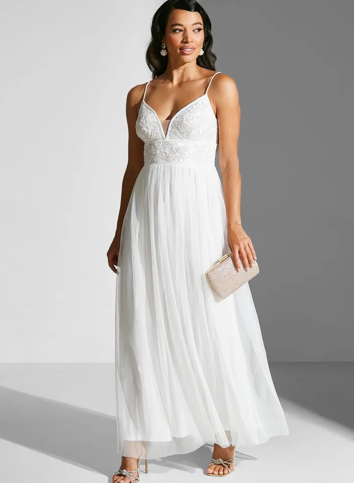 Dana Strappy Embellished Dress