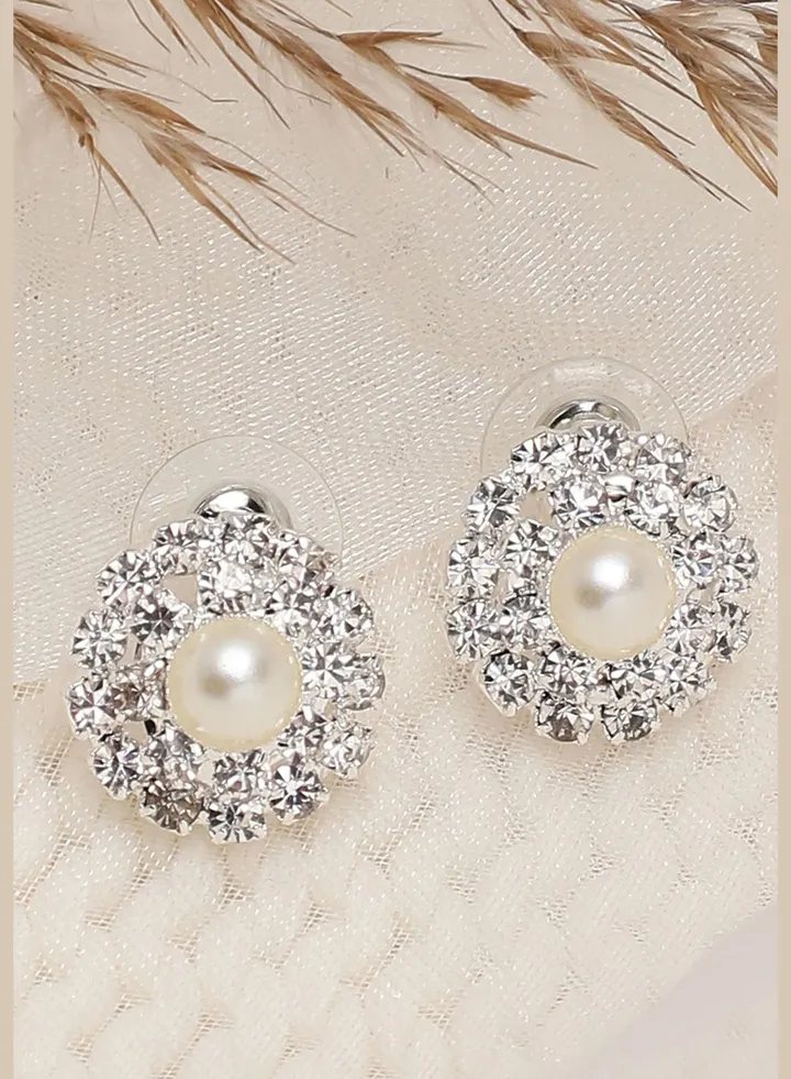 Gold Plated Party Designer Stone Drop Earring For Women