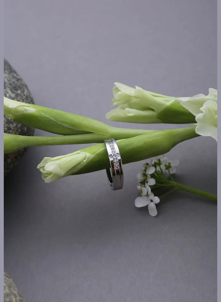Stylish Oxidised Band Ring