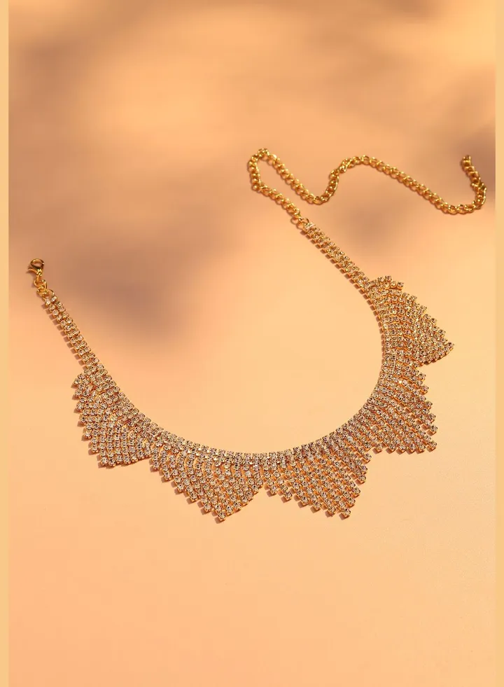 Silver Plated Designer Party Necklace For Women