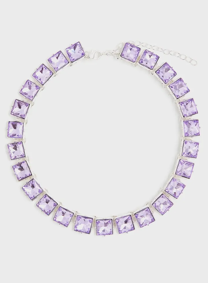 Short Rhinestone Necklace