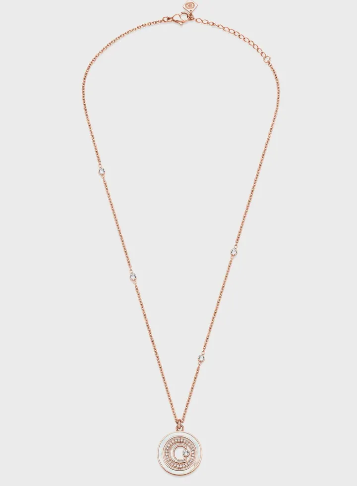 Single Chain Detail Necklace