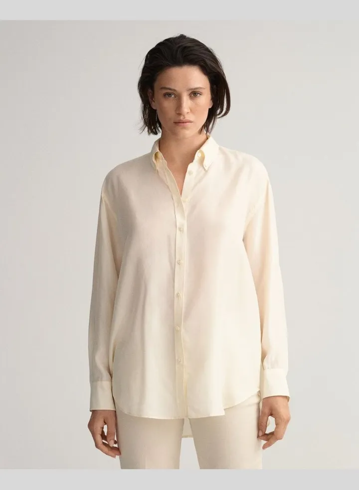 GANT Relaxed Fit Silk Shirt