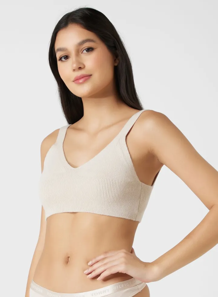 Strappy Ribbed Bra