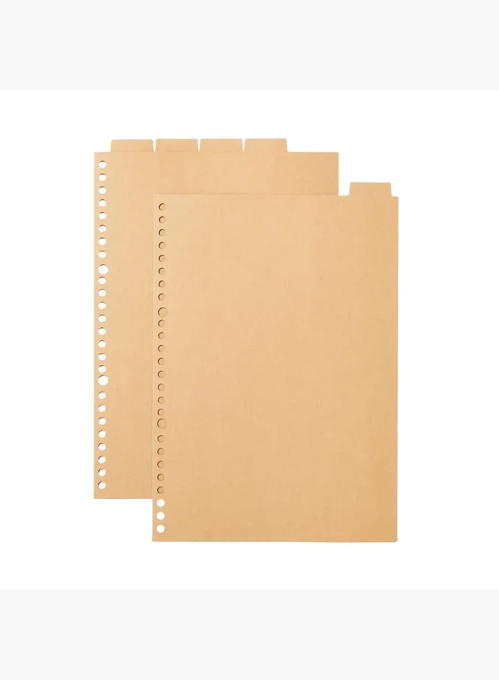 Index Paper Divider, 26 Holes, 5 Mountains, B5, Beige
