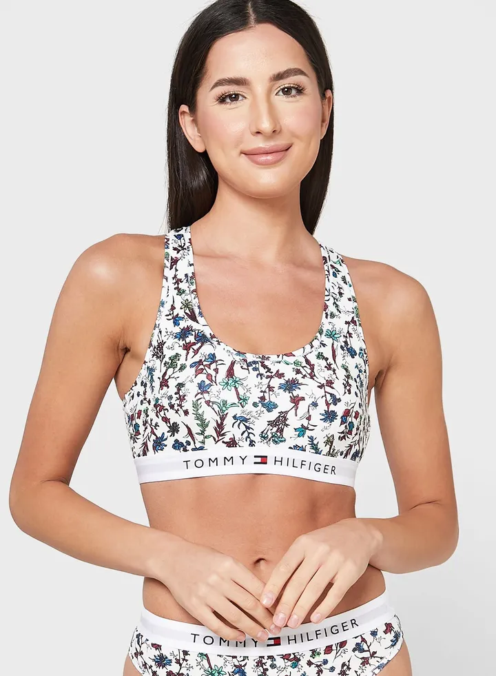Unlined Printed Bralette