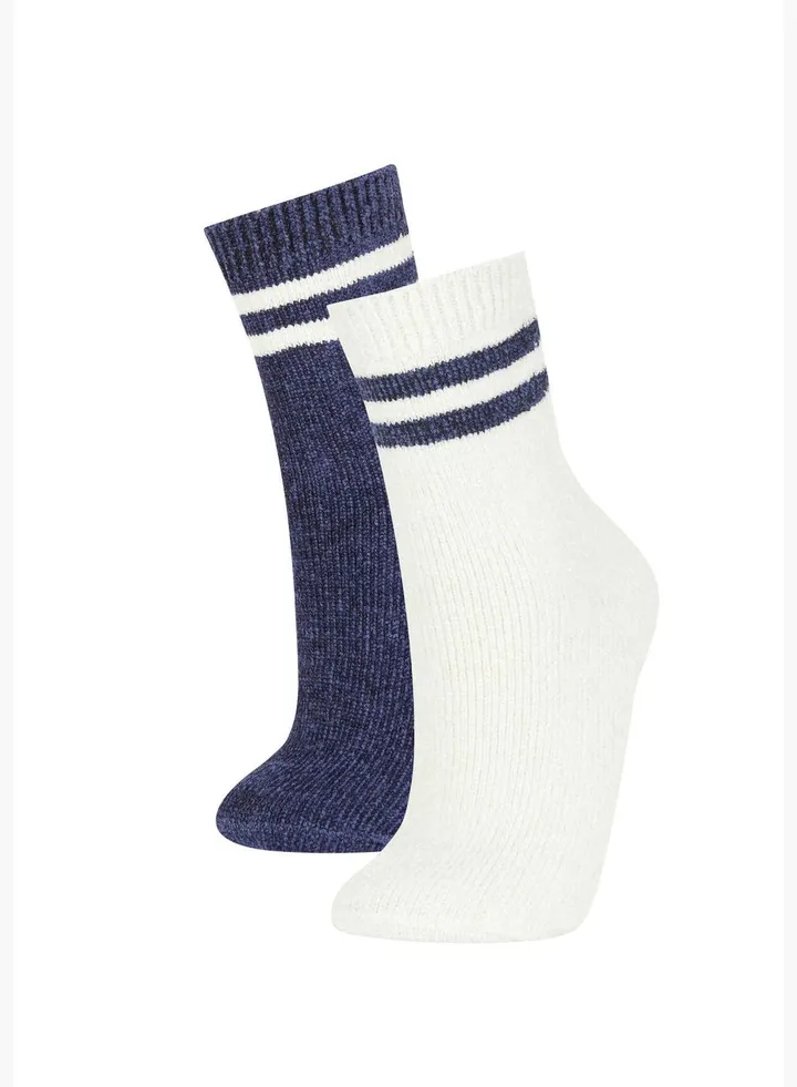 2 Pack Woman High Cut Socks