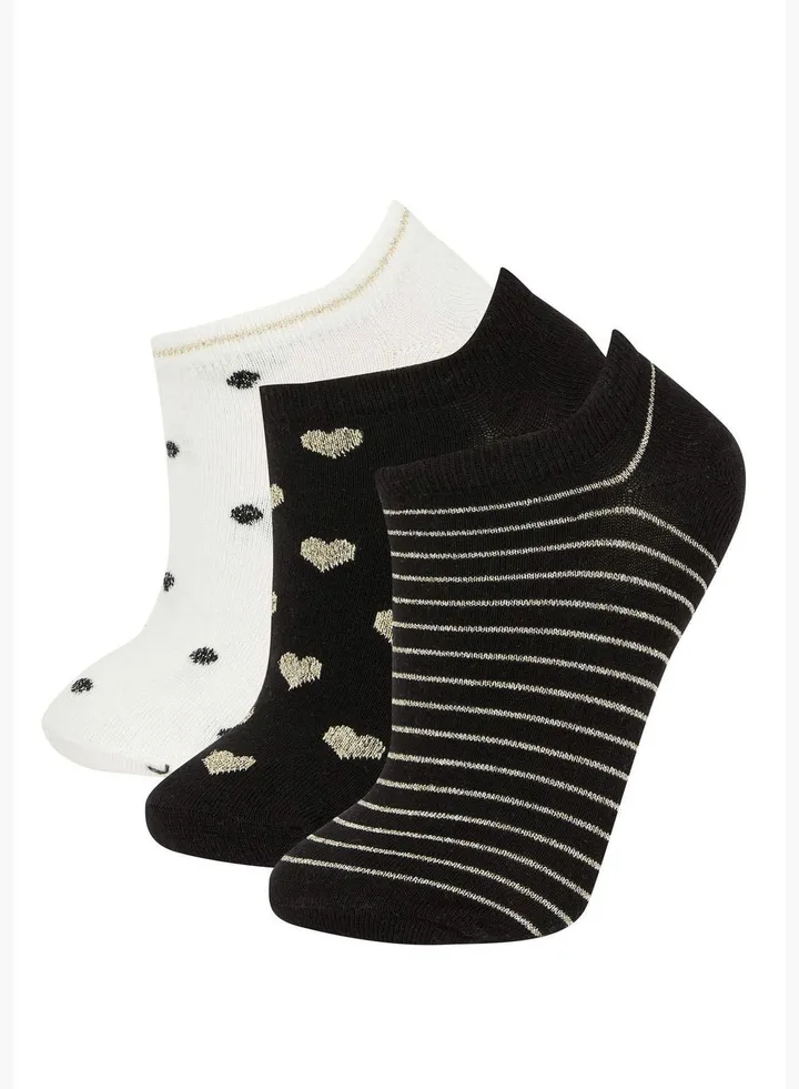 3 Pack Woman Low Cut Socks