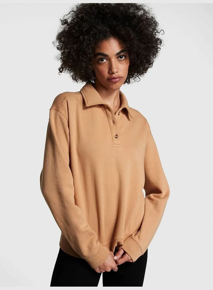 Everyday Fleece Polo Sweatshirt