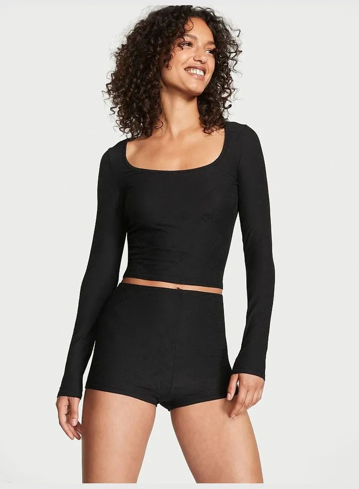 Terrot Cotton Long-Sleeve Shirt Shorts