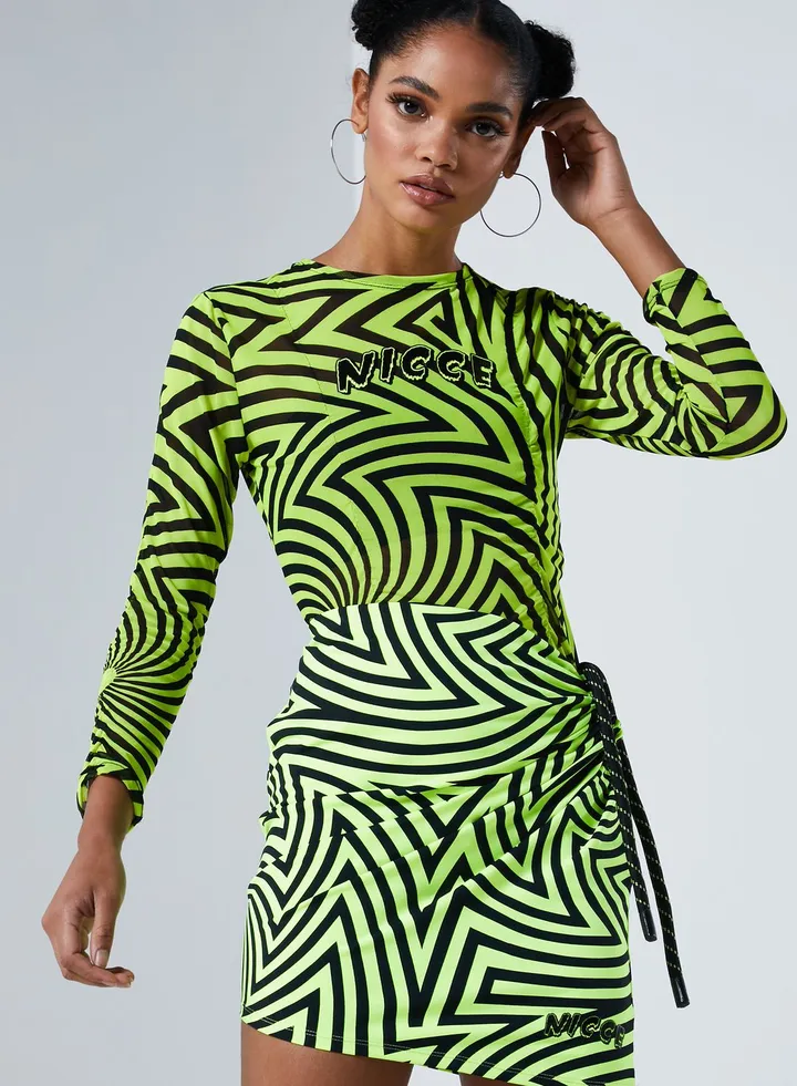 Vortex Ruched T-Shirt