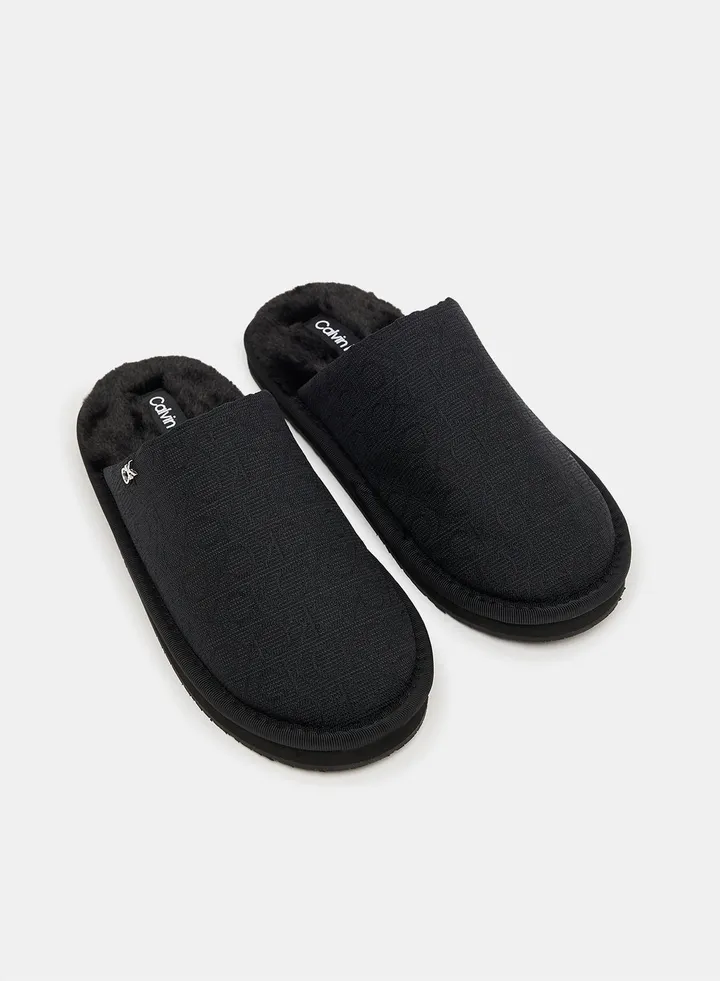 Recycled Monogram Flat Mules
