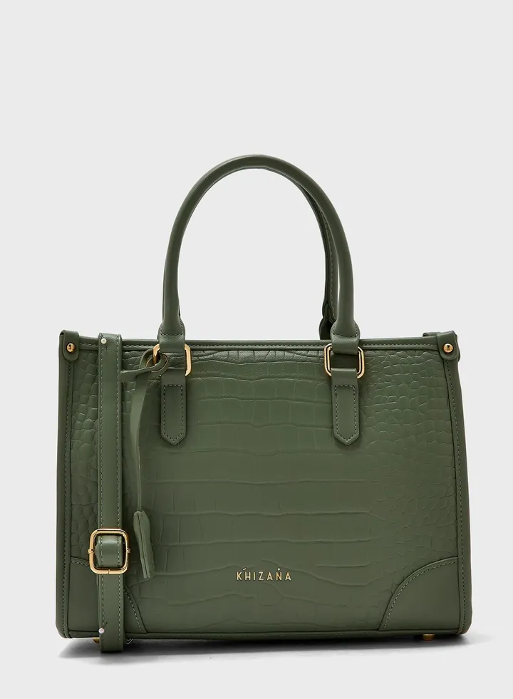 Croc Tote Handbag