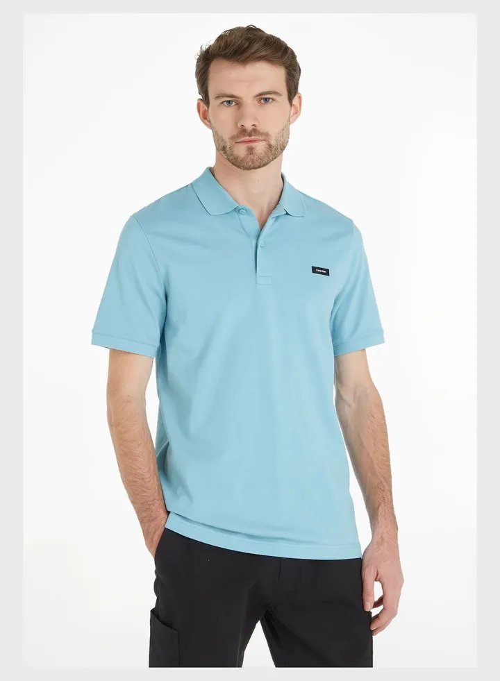 Logo Pique Polo Shirt