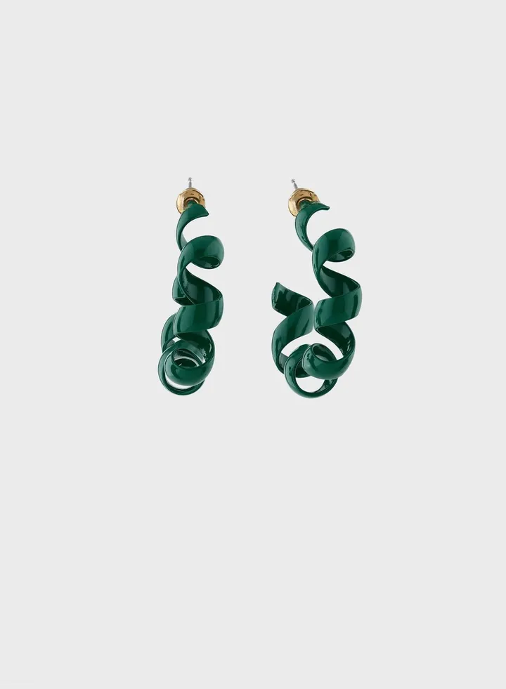 Spiral Hoop Earrings