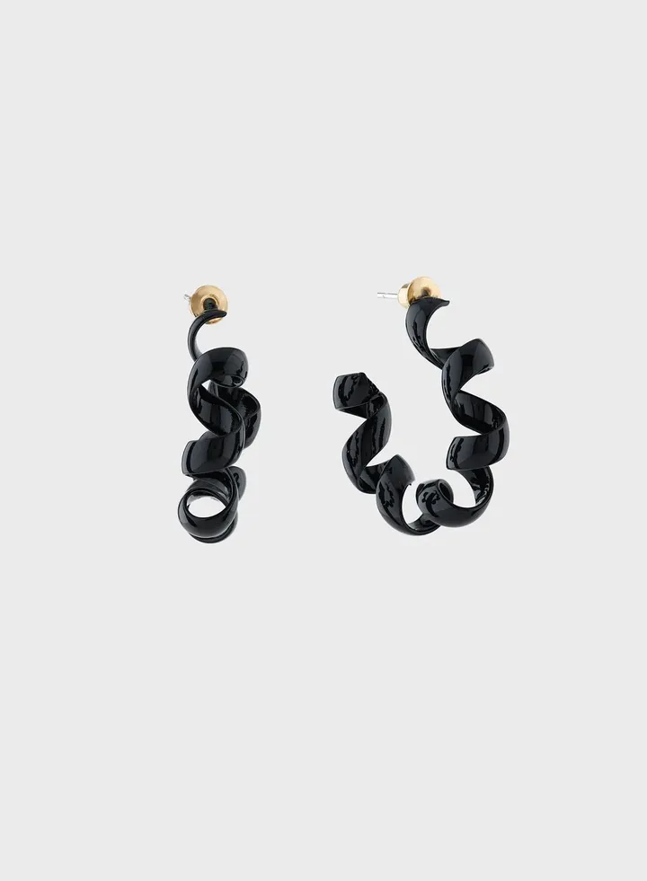 Spiral Hoop Earrings