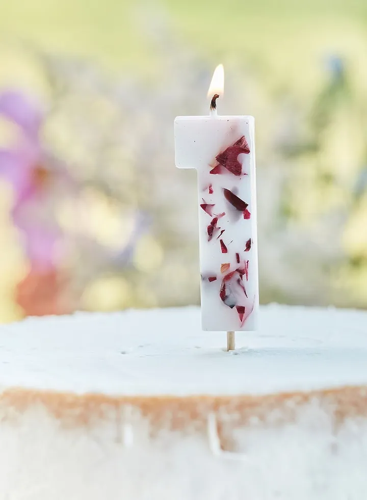 Pressed Petals Candle 1