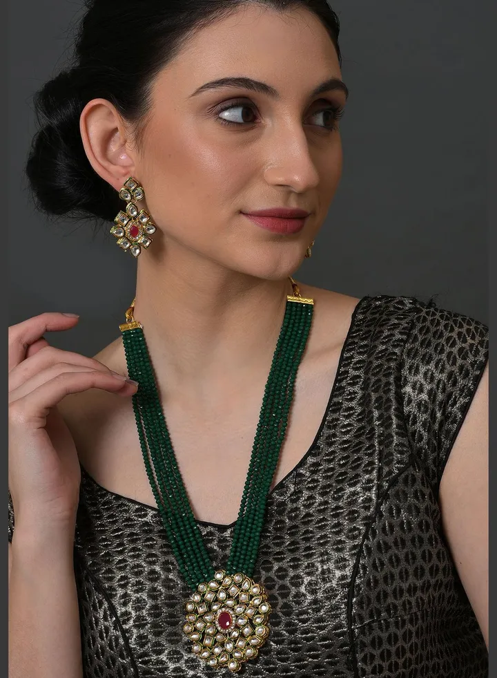 Kundan Gold Plated Necklace Set