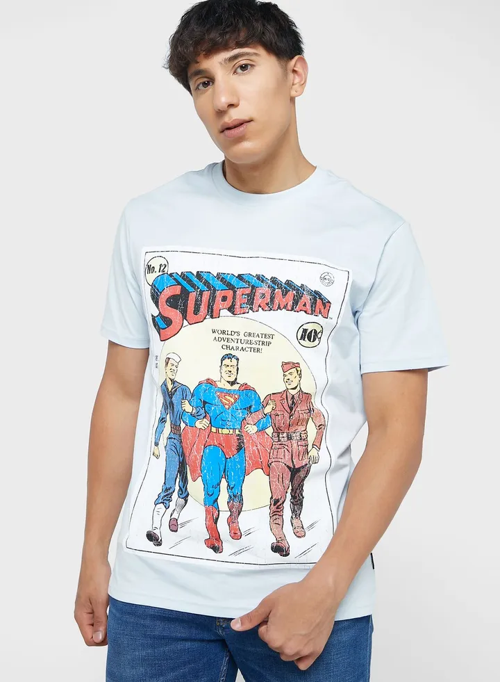 Comic Crew Neck T-Shirt