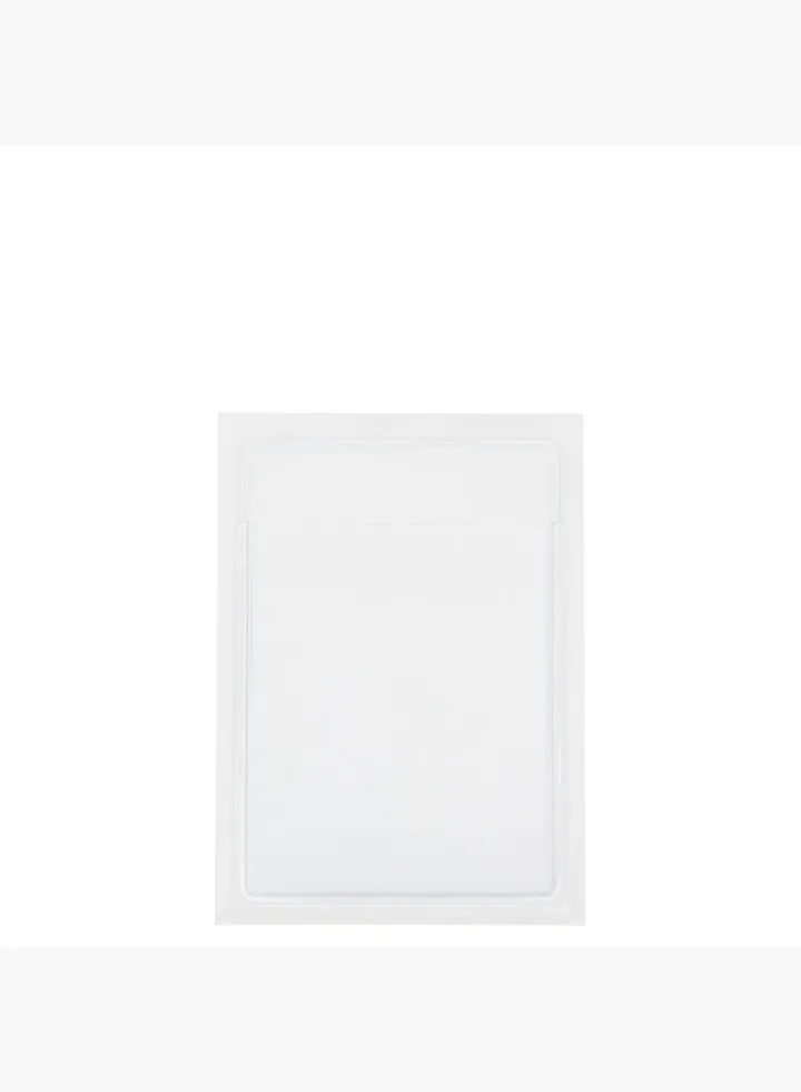 Card Size Sticky Pocket, 1 Pocket x 2 Discs, 65 x 95 mm, Clear