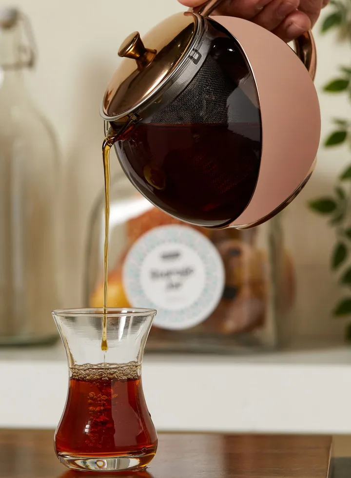 Copper Finish Teapot