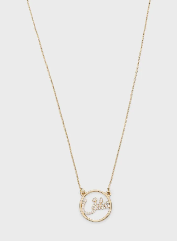 Oshq-Cz Pendant Necklace