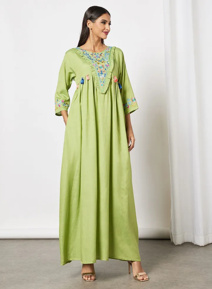 Trendy Maxi Jalabiya With Sheila