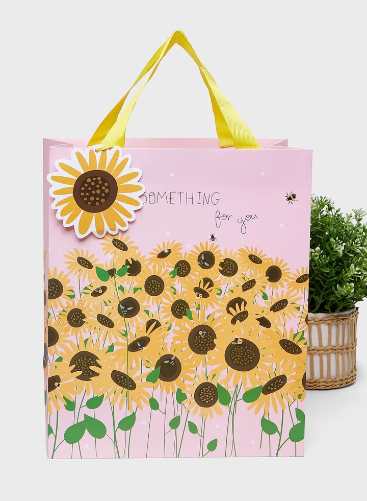 Sunflowers Portrait Bag