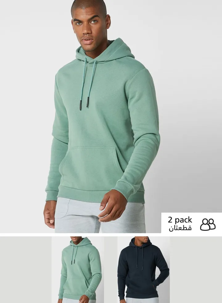2 Pack Essential Hoodie