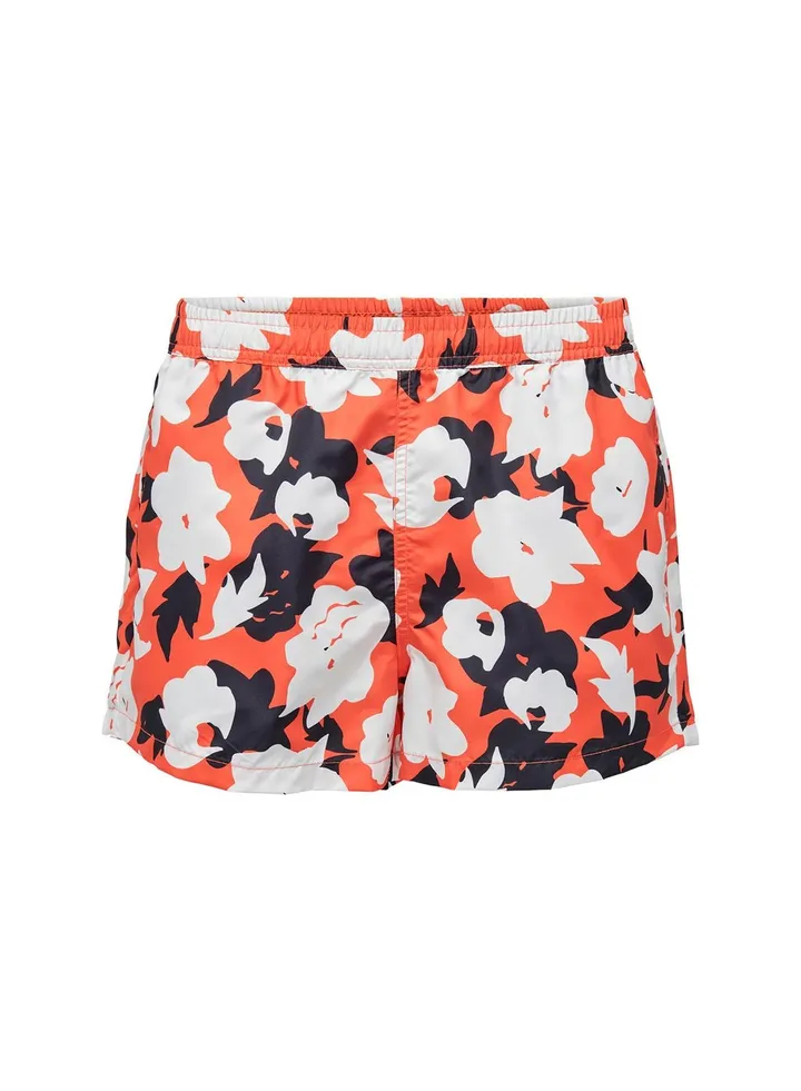 Leaf Printed Shorts