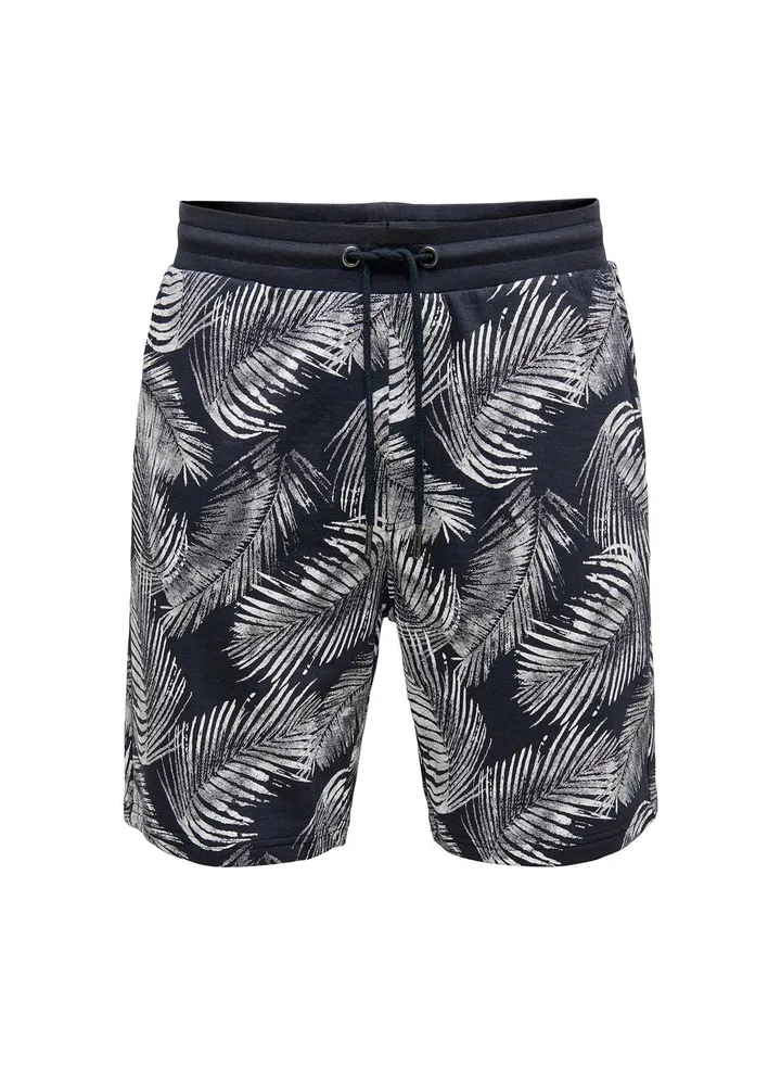 Leaf Printed Shorts