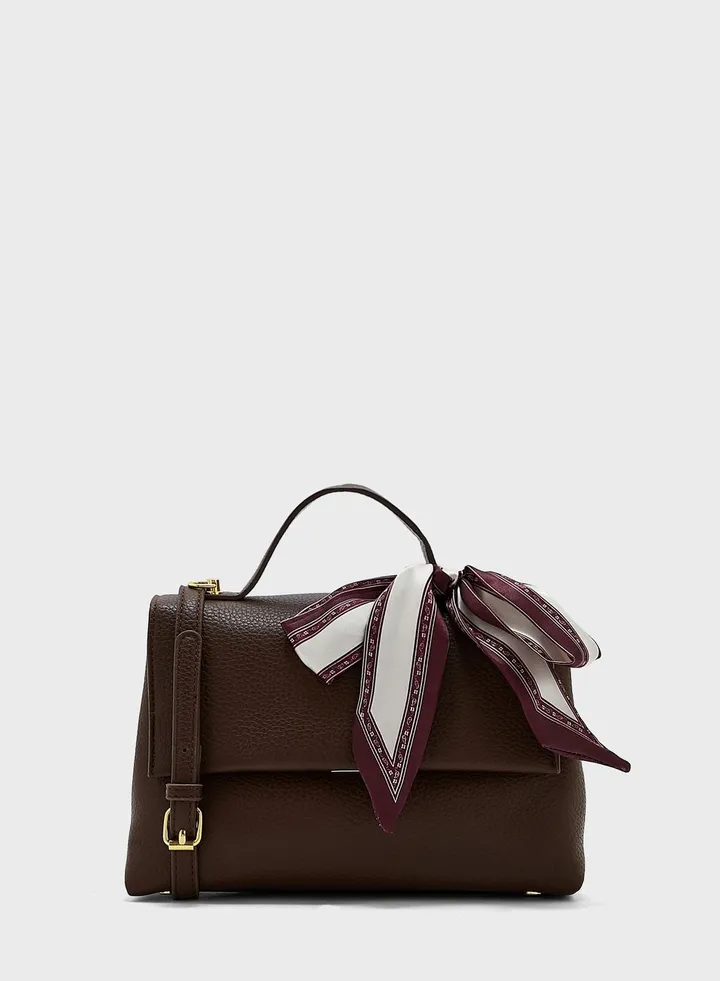 Minimalist Scarf Strap Satchel Bag