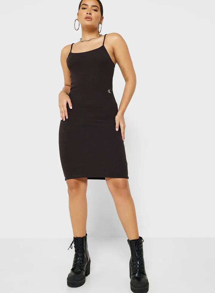 Knitted Logo Dress