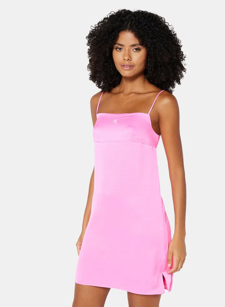 Basic Satin Cami Dress