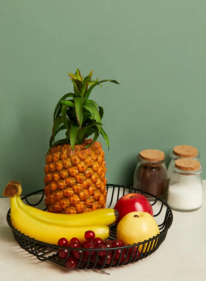 Matte Black Iron Fruit Tray