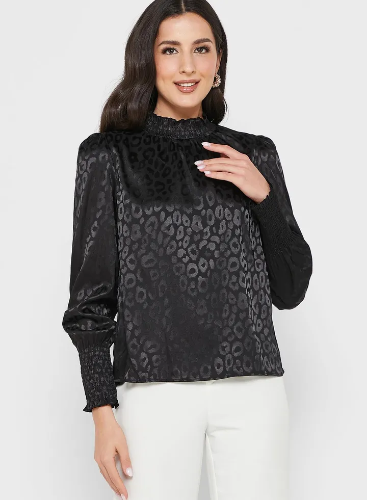 Jacquard Blouse