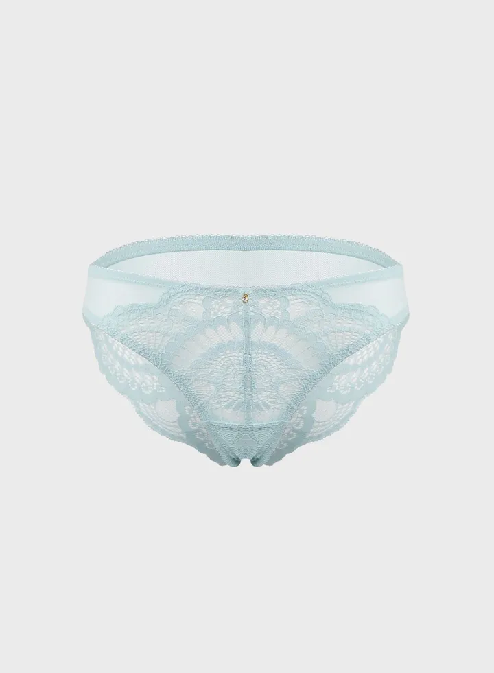 Serena Scallop Lace Brazilian Brief