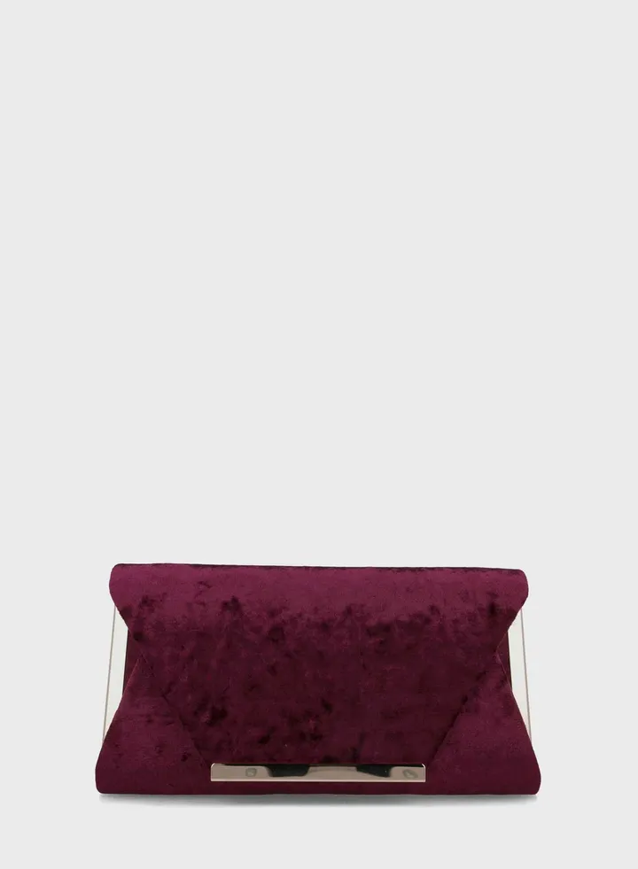 Velvet Clutch Bag