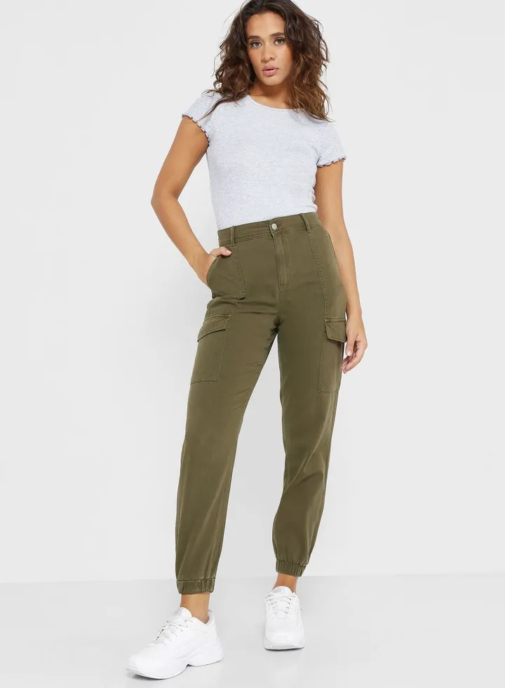 Pocket Detail Pants